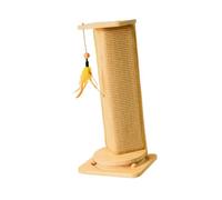 Colcolo Griffoir d'angle en Bois pour Chat, Poteau à gratter Vertical, Protection des Meubles, à gratter en sisal pour Chatons, Chats d'intérieur
