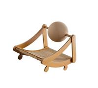 Colcolo Griffoir pour Chat en Carton ondulé, Chaise Longue pour Chat, griffoir pour Chat, Balle d'attrape-Chat en sisal pour Petits, Moyens et Grands Chats, S