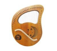 Colcolo Harpe Débutant à Cordes Harpe Classique 19 Cordes Instrument à Main Portable Corps Résonant en Acajou Son Distinct Mise Fiable Apprentissage, style to 3