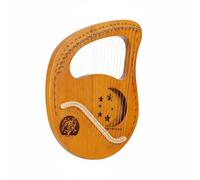 Colcolo Harpe Lyre Instrument à Cordes Harpe de Débutant Harpe de Stable Projection Clarté Du Son Repères des Notes Initiation Cours Maison Petites Scènes, 24-Cordes, Boîte Étoile+Lune Bois