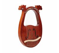 Colcolo Harpe Lyre Instrument à Cordes Harpe de Débutant Harpe de Stable Projection Clarté Du Son Repères des Notes Initiation Cours Maison Petites Scènes, 16-String, Boîte+Fleur+Café