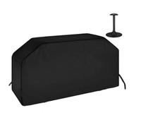 Colcolo Housse Barbecue Extérieur Housse Gril Bâche Protection Couverture Tissu Épais 600D Étanche avec Fermeture par Cordon et Couverture Adaptée au Jardin Patio Camping Balcon 68.91x57.15x88.9cm