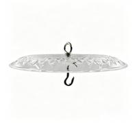 Colcolo Housse Protection Contre la Pluie pour mangeoire à Oiseaux, Transparente et Suspendue, idéale pour Une Utilisation sur terrasse ou dans Un Jardin, Clair