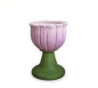 Colcolo ière sur Piéstal Sculpté Pot Fleurs sur Pied Surélevé Pied pr, Terrasse, Pot Fleurs