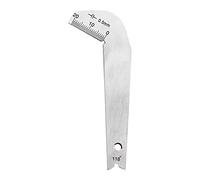 Colcolo Jauge de Foret, Jauge En Acier Inoxydable Dirll Sharpener Outils Angle Mesureur D'outils de Mesure Manuel, Twist de Robuste Outils D'affûtage, Jauge Travail Du Bois Inspecter Outil Modèle