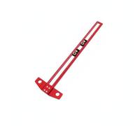 Colcolo Jauge de Traçage en Aluminium avec Guide Intégré Règle de Report de Gabarit de Perçage Outil de Traçage Alliage pour Précision Répétable Manchons