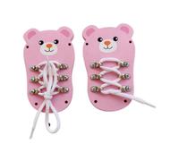 Colcolo Jeu d'apprentissage du laçage de chaussures - Jouet portable pour enfants - Planche d'entraînement au laçage - Jouet éducatif pour enfants