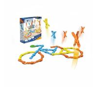 Colcolo Jeu de Construction Éducatif Jeu à Bâtir Manuel Jouet Logique Activité Interactive Fonction Rebondissante Adapté aux, Jeu De Dominos Sauteurs DIY pour Garçons 36 Pièces
