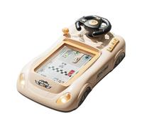 Colcolo Jeu de course avec volant, simulateur de conduite, pour garçons et filles, cadeau idéal pour enfants