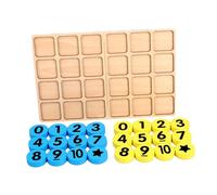 Colcolo Jeu de nombres, apprentissage précoce, cadeau d'anniversaire, jeu de société de en bois, jouets mathématiques pour enfants de 3, 4, 5 et 6