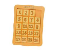 Colcolo Jeu de Puzzle de nombres, jeu logique, jouet éducatif mathématique, jeu de blocs coulissants, Puzzle coulissant de nombres en bois pour cadeau,