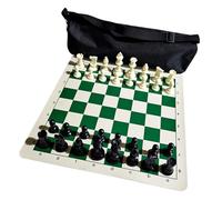 Colcolo Jeu d'échecs pour adultes et enfants, échiquier de avec pièces et compartiments de rangement