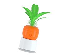 Colcolo Jouet de mangeoire Lente pour Chien et Chat, Jouets interactifs de Puzzle de Carotte Ventouse, Distributeur de friandises pour Chaton,