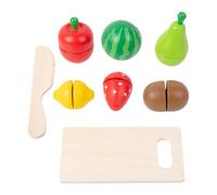 Colcolo Jouets de Cuisine à découper, Jeu de tri des Couleurs, Jeu d'apprentissage, de Simulation pour Enfants de 3 Ans et Plus, préscolaire, garçons et, Fruits