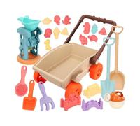 Colcolo Jouets de plage et de sable pour enfants, chariot portable facile à assembler avec pelles, jeu de simulation pour parc, extérieur, jardin