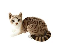 Colcolo Jouets en Peluche pour Chat Rembourrage en Peluche pour Animaux Poupée Confortable en Peluche Réaliste Simulation Mignonne Chats Siamois, styleC