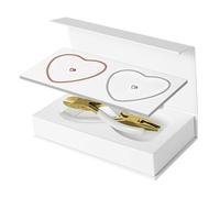 Colcolo Kit de Bracelets Permanents pour Couple, Kit à Monter Soi-Même, Fermoir Cœur Unique Argent 925 Résistant, Pince Professionnelle, Cadeau d'Engagement, Mariage ou Saint-Valentin, Style B