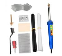 Colcolo Kit de fer à souder, kit de réparation avec support de soudage, mini-soudeuse portable pour plastiques, pour ailes de voiture, kayak