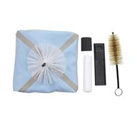 Colcolo Kit de Nettoyage Saxophone Set Entretien Brosse Écouvillon Huilier Coton et Plastique Protection des Anches et Embouchure Portable en Sac PE Adapté aux Répétitions Cours Concerts