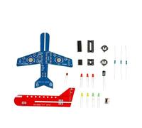 Colcolo Kit d'entraînement à la soudure DIY pour débutants, kit d'assemblage de développement artisanal, circuit lumineux clignotant pour avion