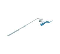 Colcolo Levier de chasse d'eau pour réservoir de toilettes, poignée de rechange universelle en métal, réglable, installation facile, clé pour toilettes,