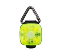 Colcolo Light Pendant Médaillon Lumineux pour Collier Lampe LED Éclairage Animal Plastique Fixation Double Robuste et Variations de Lumière USB Rechargeable, Jaune