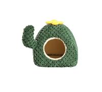 Colcolo Lit Chaud et Douillet pour Hamster, Niche Coupe-Vent pour Petit Animal, lit Grotte pour Cochon d'Inde, Habitat pour Gerbille, Furet, hérisson, S