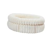 Colcolo Lit Rond pour Chien, lit Auto-Chauffant pour Animaux de Compagnie, Fond Doux antidérapant, Coussin d'intérieur pour Chien, Tapis de Couchage pour, Beige 50cmx50cmx18cm