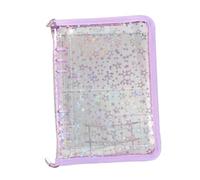 Colcolo Livre de Rangement pour Bijoux, Organisateur de pour Bijoux, Colliers, Cartes, emballages, Broches, bagues, Photos, Cartes, Souvenirs, Violet