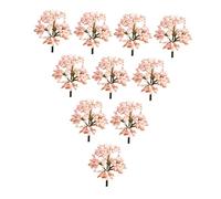 Colcolo Lot de 10 arbres miniatures artificiels, décoration architecturale, bricolage, table de sable, diorama, accessoires de création de scènes, 9 Cm de Hauteur