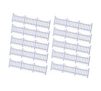 Colcolo Lot de 10 clôtures Miniatures à l'échelle 1:50, décoration de Table de Sable pour Micro-aménagements paysagers, Mini-Jardins de fées à Faire, Style E