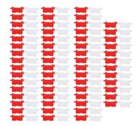 Colcolo Lot de 120 barrières de piste de course RC, blocs routiers, pièces de modèle, clôture de terrain, barrières routières RC pour véhicules, modèles de