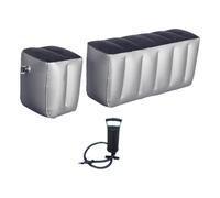 Colcolo Lot de 2 Matelas Gonflables pour Siège Arrière de Voiture, Coussins de Lit Pneumatique, Accessoires Automobiles Légers pour L'extérieur, Droit