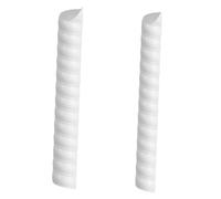 Colcolo Lot de 2 Protections pour Tronc d'arbre, Flexibles et Portables, Protection Contre la Faune, Spirale, Facile à Utiliser, Manchon Robuste pour, Blanc