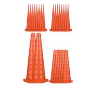 Colcolo Lot de 22 bouchons de vidange d' hydraulique orange, pratiques et anti-fuites, pour tuyaux hydrauliques, pour l'irrigation et le drainage