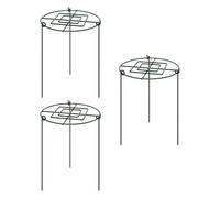 Colcolo Lot de 3 Cages de Support pour pivoines, Tuteurs pour Plantes d'intérieur et d'extérieur, pour agapanthes, légumes, tomates et Dahlias, 30x45cm