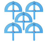 Colcolo Lot de 5 règles d'angle faites à la main, pour l'éducation, la construction de modèles, les accessoires pédagogiques, le kit de physique,