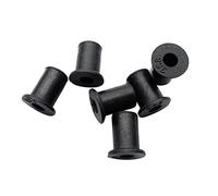 Colcolo Lot de 6 écrous En Caoutchouc de Rechange, Métriques, pour, Voiture et Usage Domestique, Noirs, M6