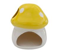 Colcolo Maison-Grotte en céramique pour Hamsters, cachette Mignonne et Polyvalente pour Petits Animaux comme Les Rats, Les écureuils et Les, Jaune