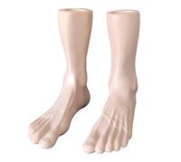 Colcolo Mannequin Pied Modèle Pied Homme, Modèle Mannequin Bas Court, Modèle D'affichage de Chaussette Pied Fond Plat pour Magasin de Vente Au Détail,