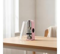 Colcolo Métronome Mécanique Instrument Musical Accessoire Instrument Rythme Tempo Portatif Métal avec Poids Coulissant Réglable Adapté aux de Pratique Leçons Ensemble Salons, Rose