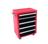 Colcolo Meuble de garage miniature compact à tiroirs, accessoire pour atelier de réparation automobile, échelle 1/18.