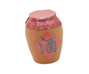 Colcolo Mini jarre à vin chinoise, accessoire de maison de poupée, artisanat réaliste, bouteille de vin pour projets de bricolage, décor de bar, S