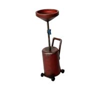 Colcolo Modèle de cric de pompe 1:64 Collection et Classique Créative Accessoires de Décoration Pétrolière avec Connecteur de Baril, Vieux Rouge
