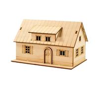 Colcolo Modèle de Maison en Bois à l'échelle 1/64, Collection de Bricolage, Accessoires de décoration, modèle de Construction, scène d'architecture, Style D