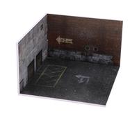 Colcolo Modèle de voiture miniature à l'échelle 1/64, diorama, parking, mini véhicule, aménagement de garage, figurines d'action, cadeau miniature,
