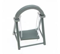 Colcolo Modèle Réduit Balançoire Réaliste Accessoire Décor Miniature Siège Rectangulaire à l'échelle 1/12 pr Dioramas, Vert