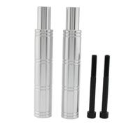 Colcolo Montage Phare Supplementaire en Aluminium Support Étendu Boulons pour Maintien Antivibration sur Universelle, Argent