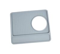 Colcolo Multi-usages Silicone Café Pad Café Accessoires Cuisine Outils Pression Tamper Café Tamper Mat pour 870 880 Loisirs, Grise