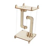 Colcolo Objet Scientifique Mouvement perpétuel Jouet de Construction de Gravité Bricolage en Bois, Kit Scientifique Jouet D'éducation Précoce Tensegrity Physics Balance